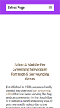 Mobile Screenshot of luckydawgsalongrooming.com